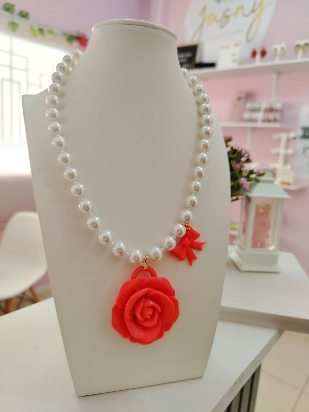Collar Rose | Blanco