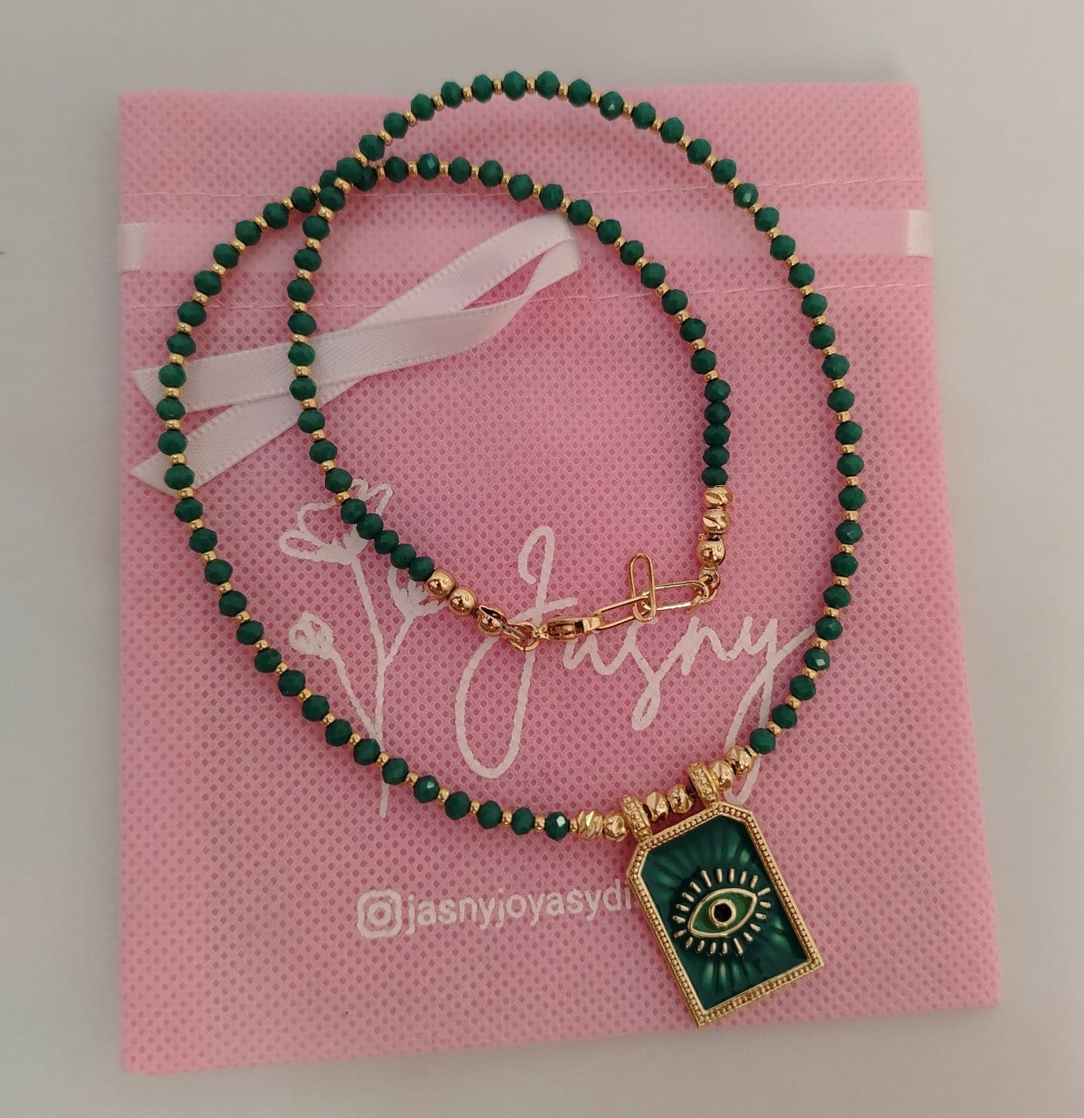 Collar Ojo | Verde