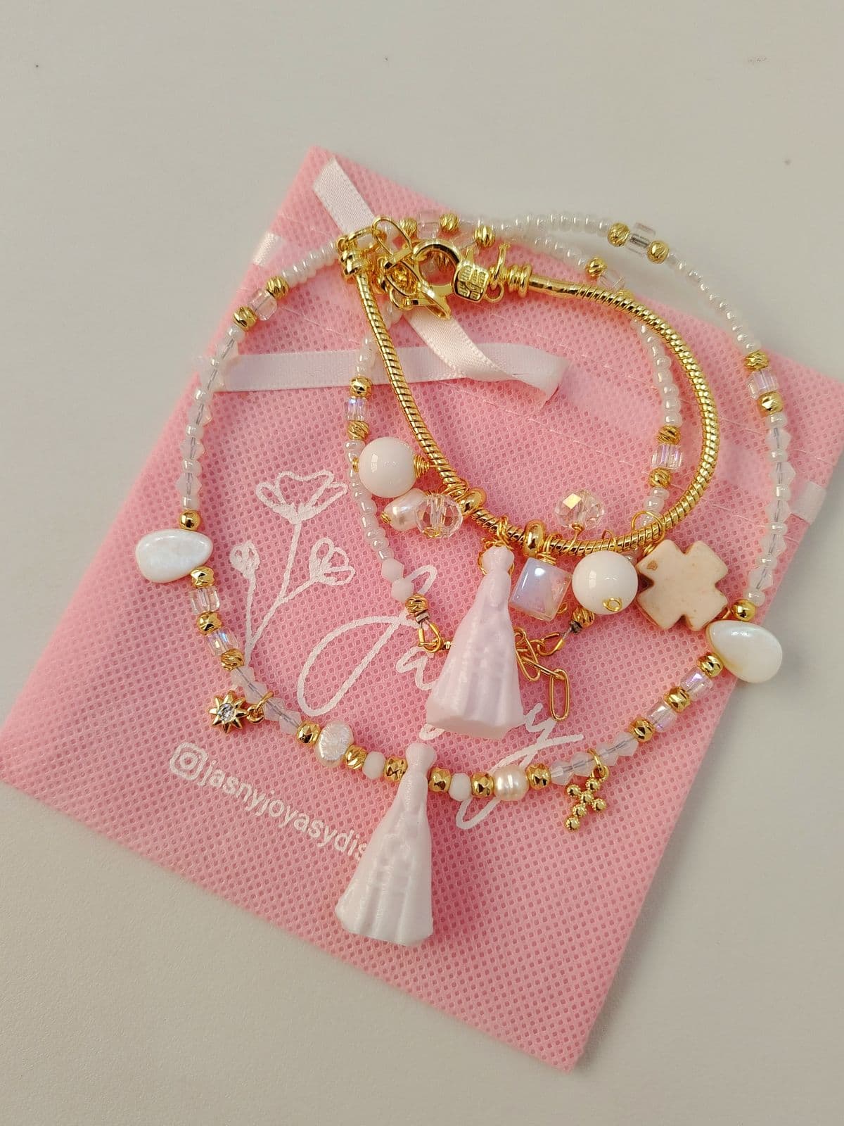Collar + Pulsera Vallita | Blanco